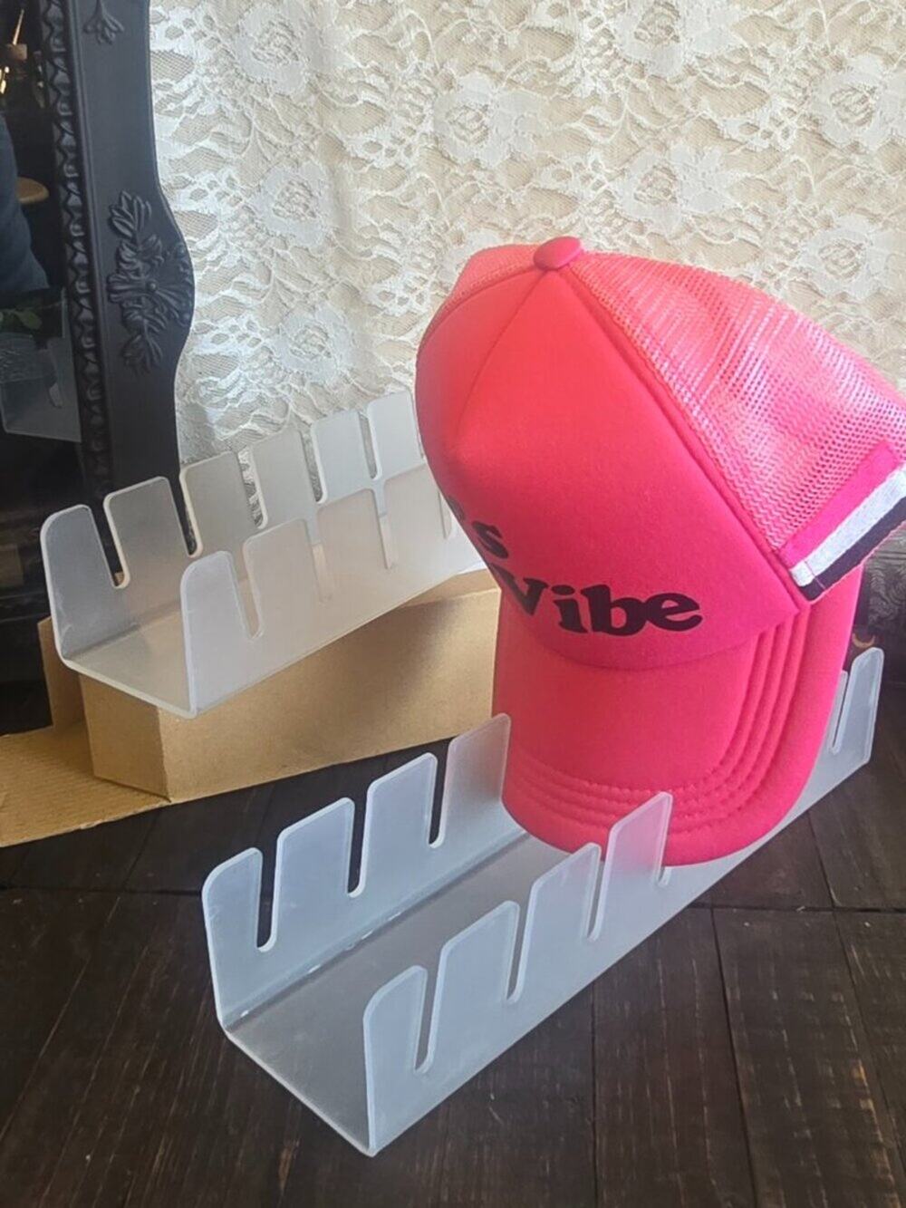 Acrylic Hat Storage - Hat Racks - Hat Holder (2Pack)